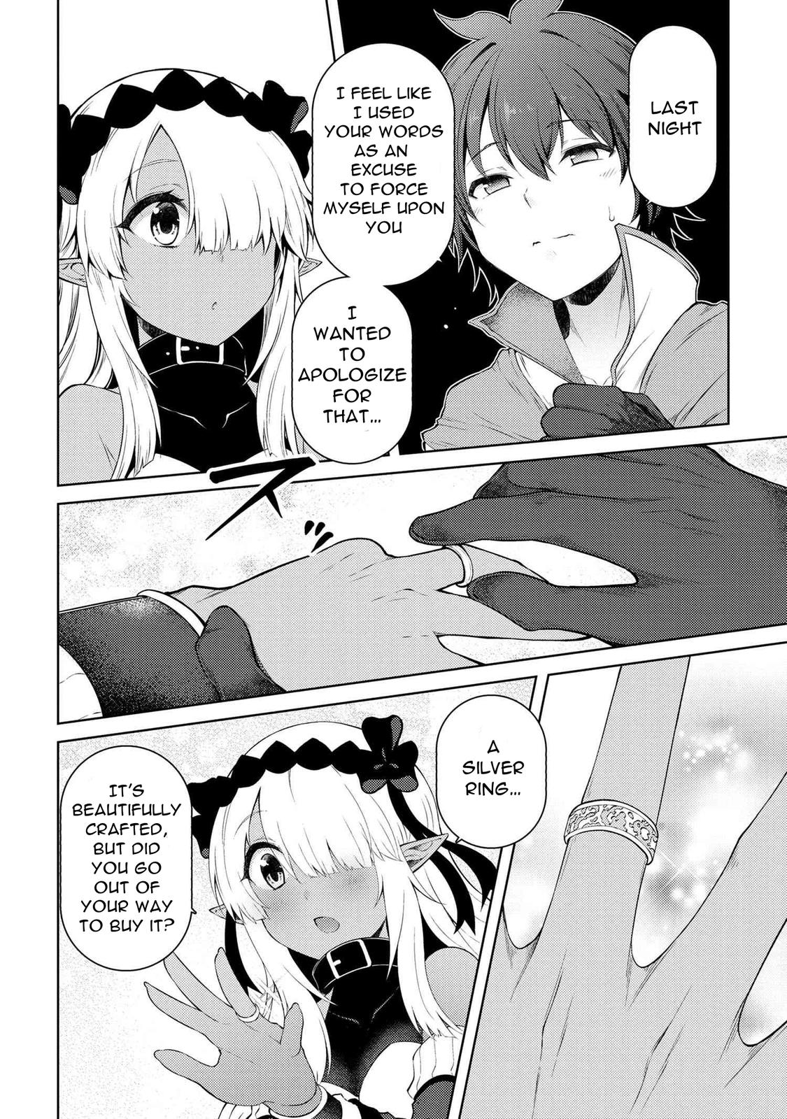 Ie ga Moete Jinsei Doudemo Yoku Natta kara Nokotta Nakenashi no Kane de Dark Elf no Dorei wo Katta. Chap 11.5 - Next Chap 12.5