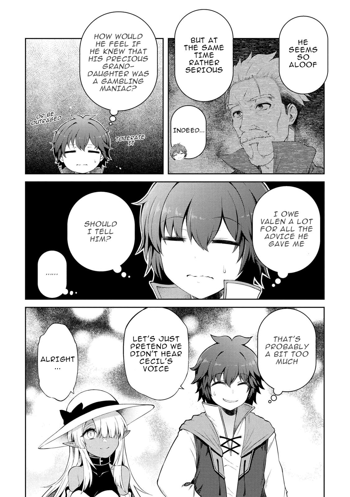 Ie ga Moete Jinsei Doudemo Yoku Natta kara Nokotta Nakenashi no Kane de Dark Elf no Dorei wo Katta. Chap 12.1 - Next Chap 13.1
