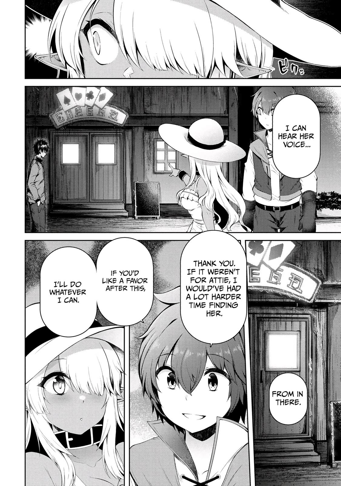 Ie ga Moete Jinsei Doudemo Yoku Natta kara Nokotta Nakenashi no Kane de Dark Elf no Dorei wo Katta. Chap 13.1 - Next Chap 14.1