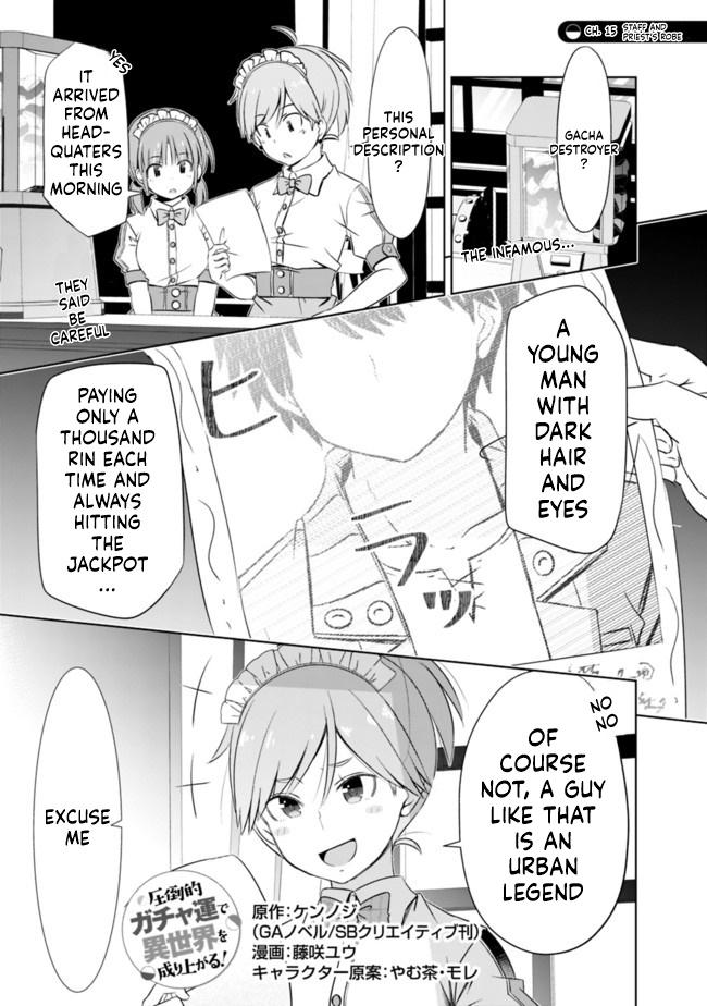 Attouteki Gacha Un de Isekai wo Nariagaru! Chap 15 - Next Chap 16