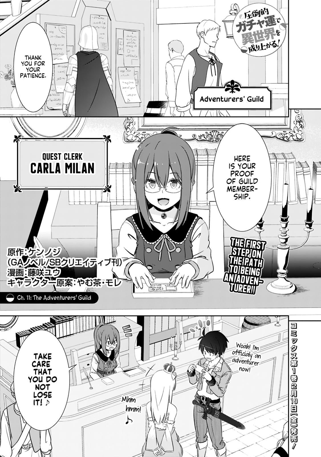 Attouteki Gacha Un de Isekai wo Nariagaru! Chap 11 - Next Chap 12