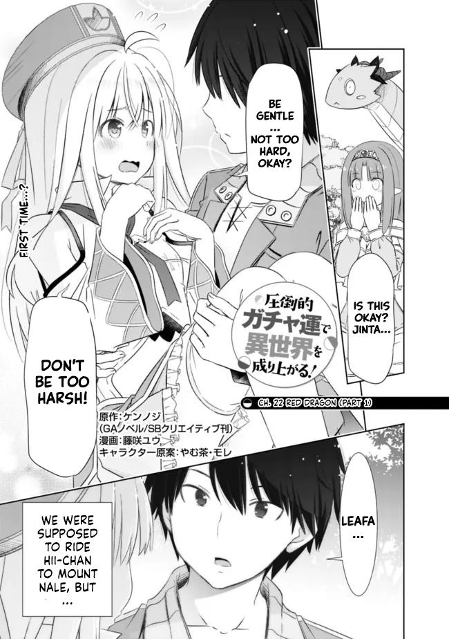 Attouteki Gacha Un de Isekai wo Nariagaru! Chap 22.1 - Next Chap 23.1