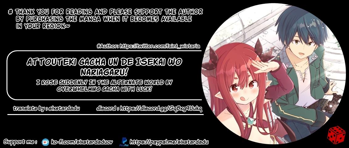 Attouteki Gacha Un de Isekai wo Nariagaru! Chap 35 - Next Chap 36