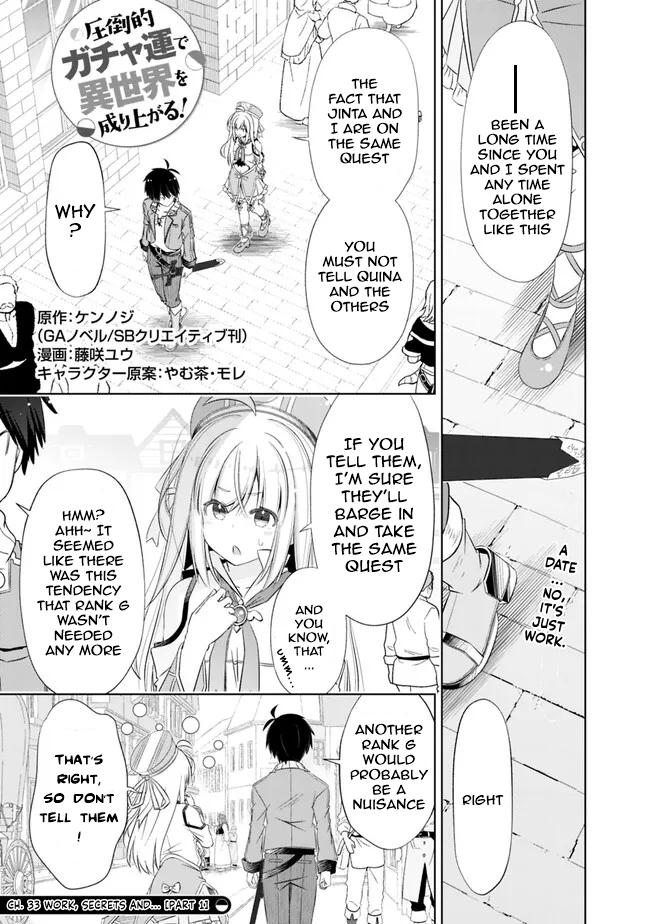 Attouteki Gacha Un de Isekai wo Nariagaru! Chap 33 - Next Chap 34