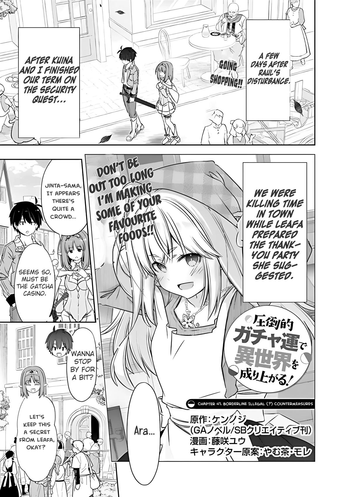 Attouteki Gacha Un de Isekai wo Nariagaru! Chap 41 - Next Chap 42