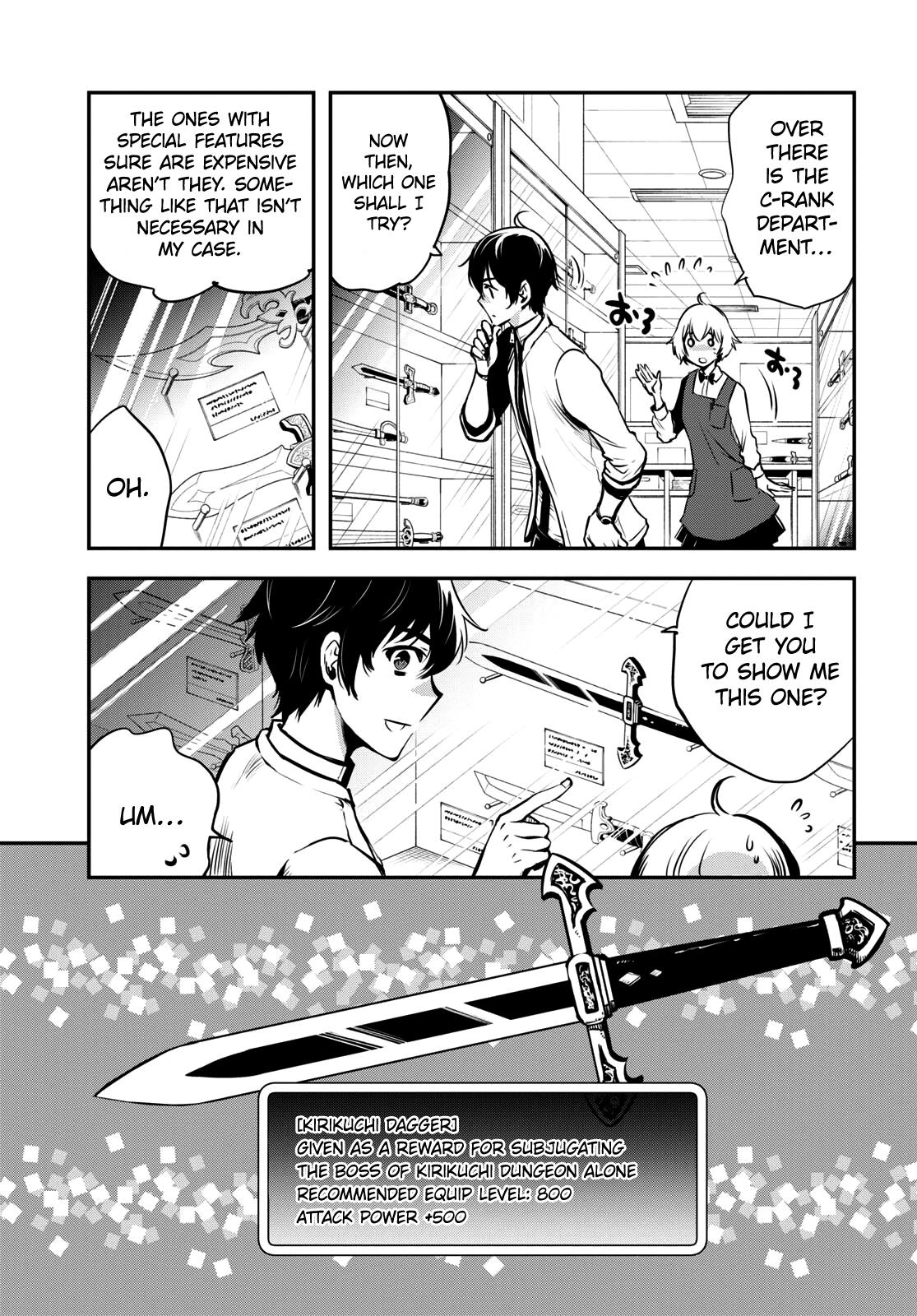 Sekai Saisoku no Level Up Chap 9 - Next Chap 10