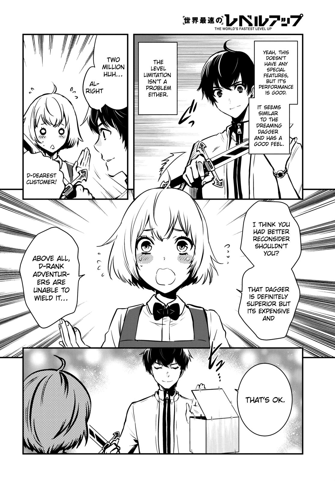 Sekai Saisoku no Level Up Chap 9 - Next Chap 10