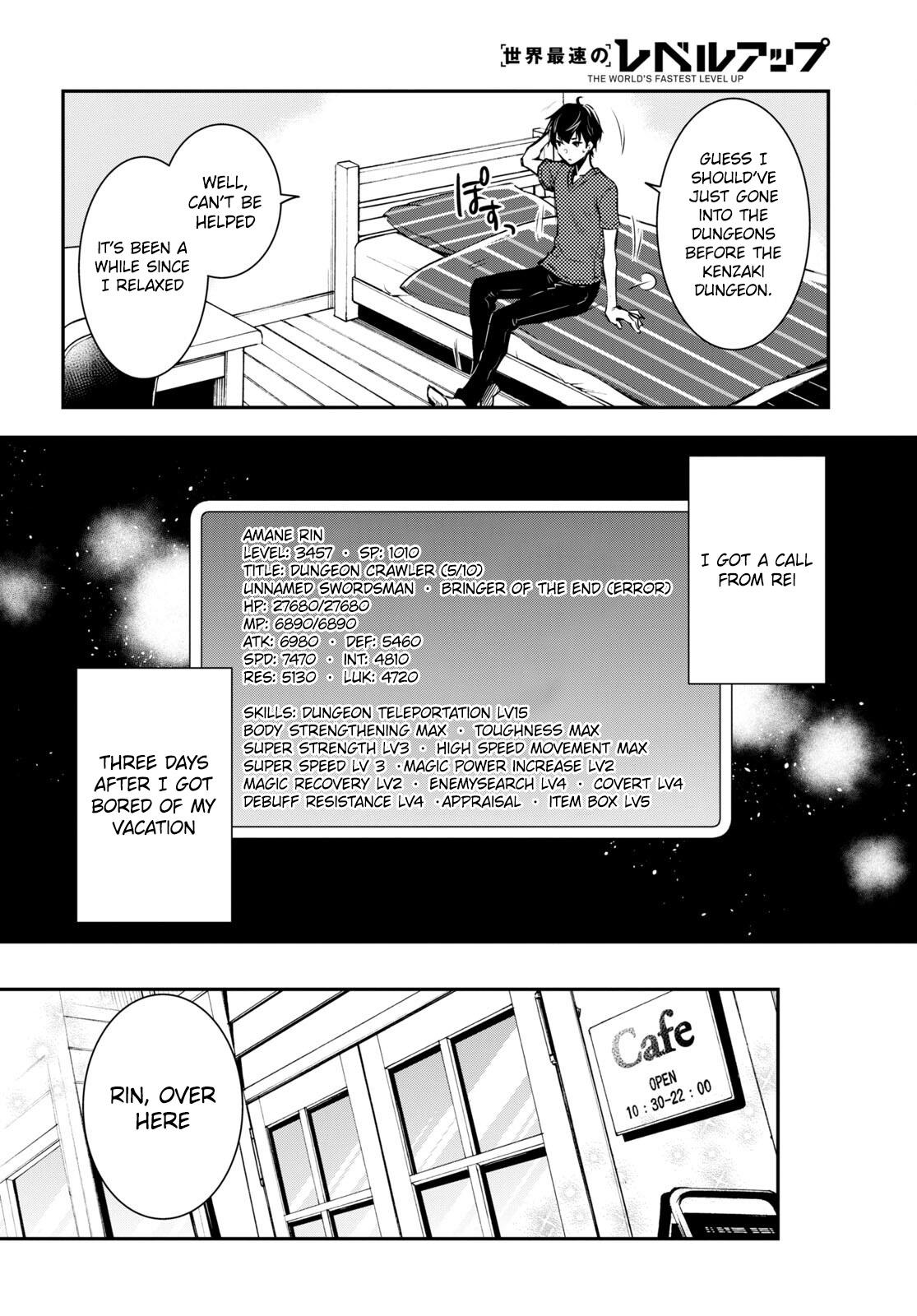 Sekai Saisoku no Level Up Chap 17 - Next Chap 18