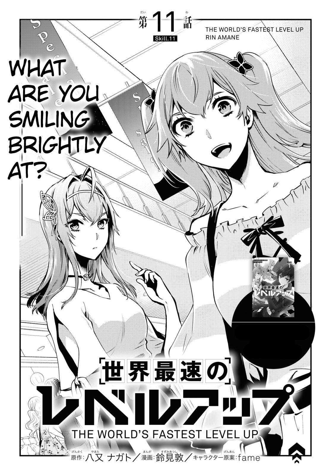 Sekai Saisoku no Level Up Chap 11 - Next Chap 12