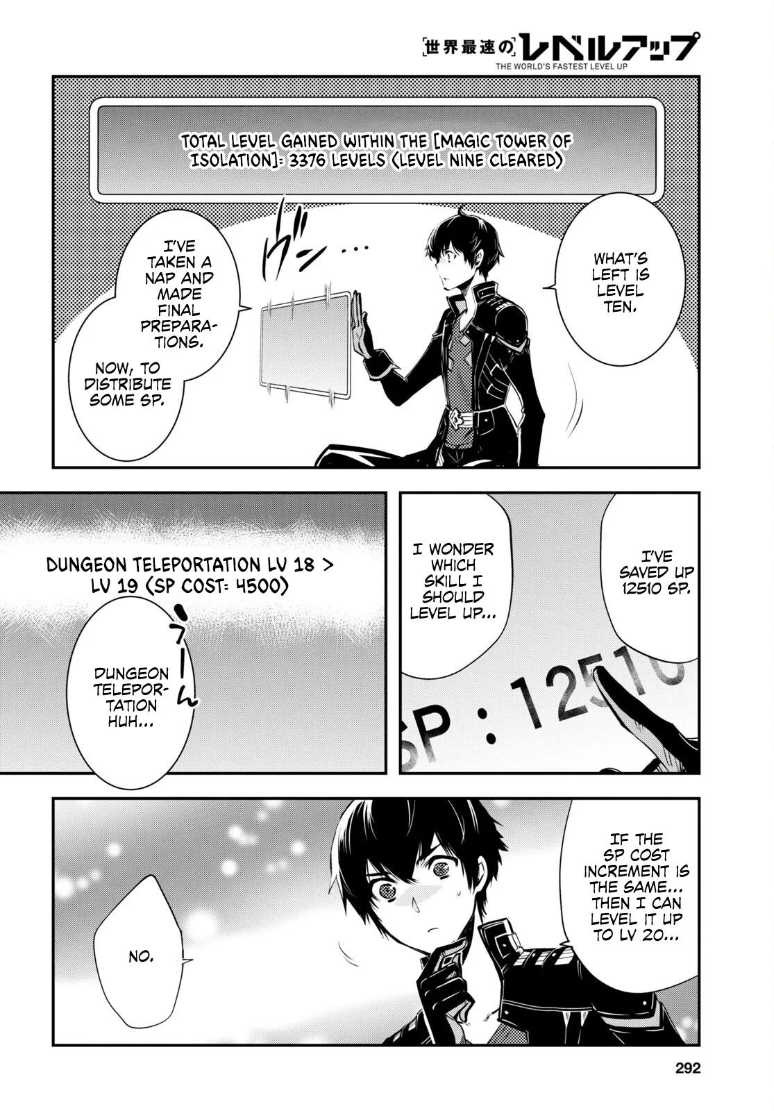 Sekai Saisoku no Level Up Chap 25 - Next Chap 26