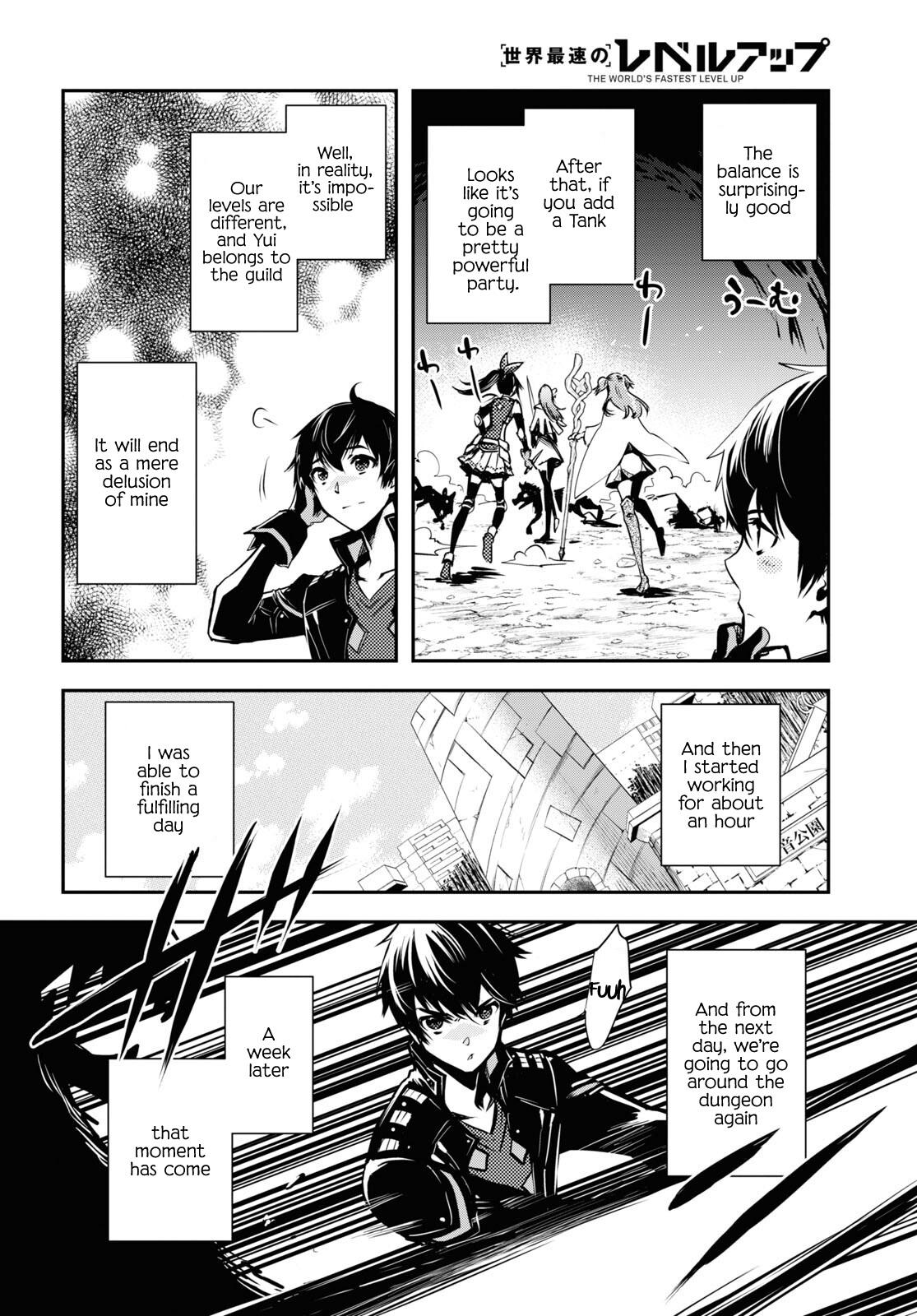 Sekai Saisoku no Level Up Chap 20 - Next Chap 21