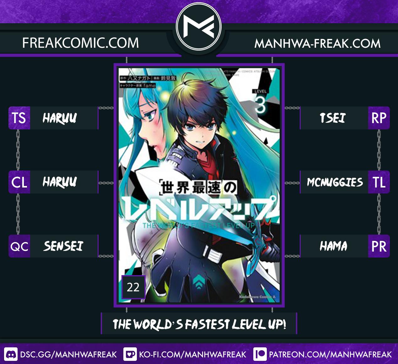 Sekai Saisoku no Level Up Chap 22 - Next Chap 23