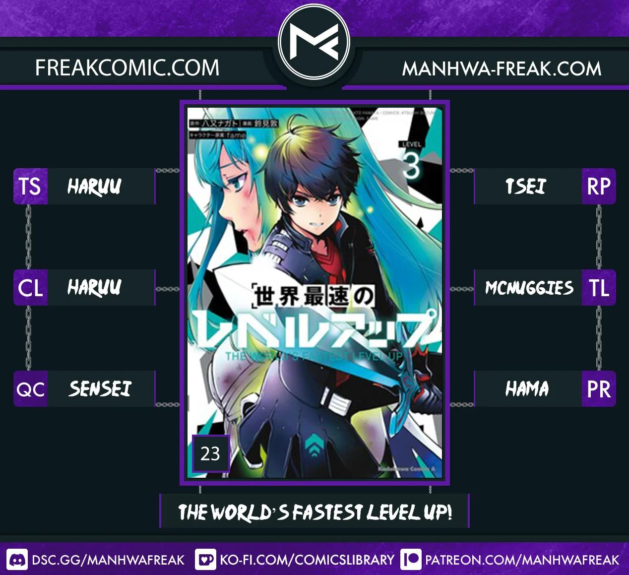 Sekai Saisoku no Level Up Chap 23 - Next Chap 24