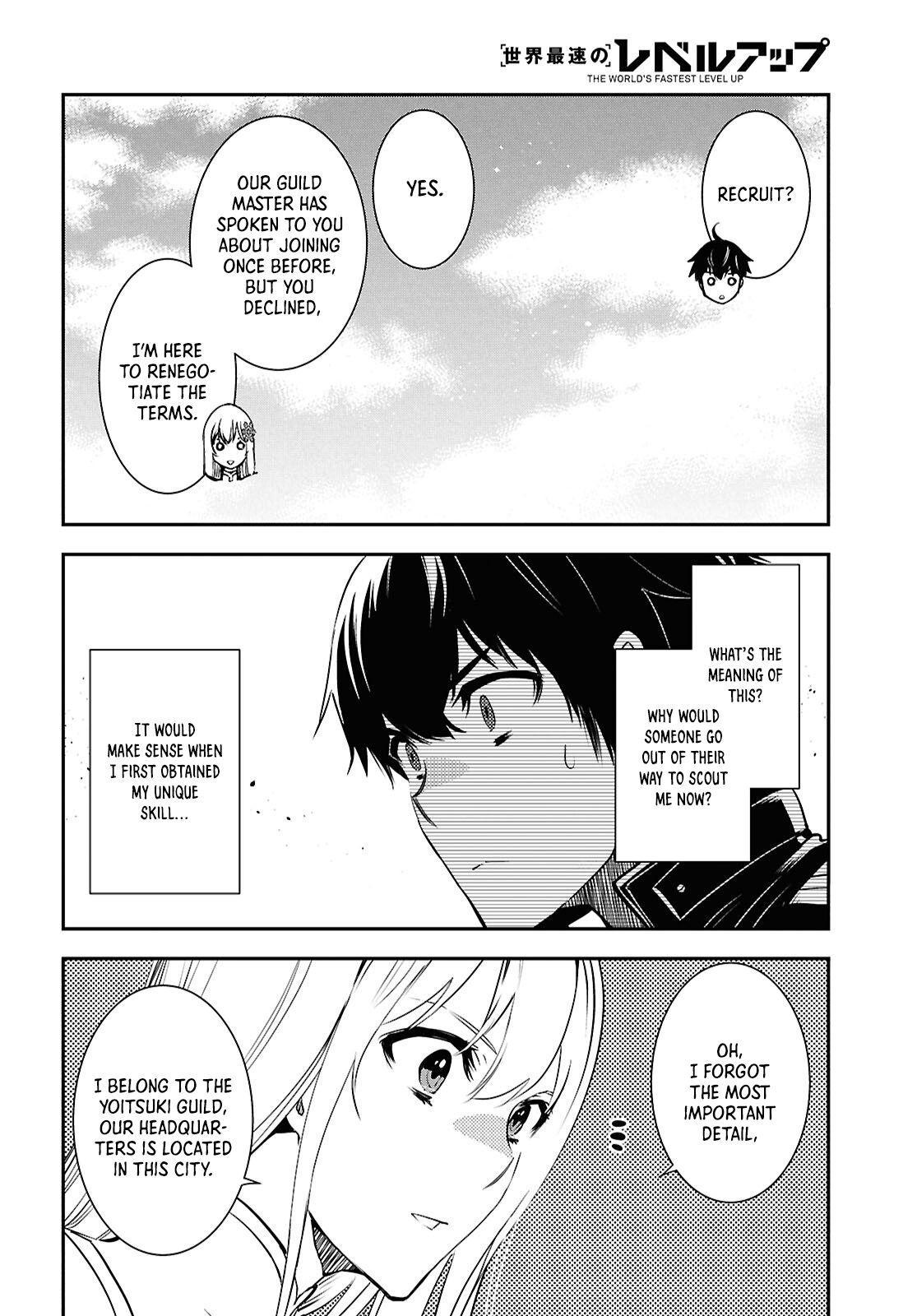 Sekai Saisoku no Level Up Chap 36 - Next Chap 37