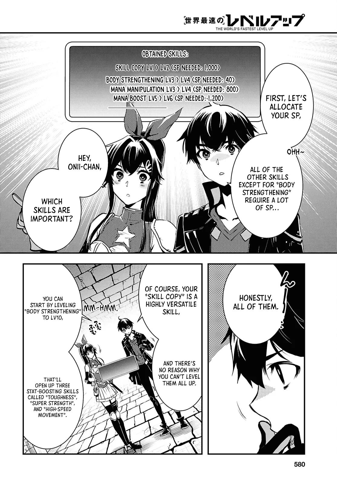 Sekai Saisoku no Level Up Chap 40 - Next Chap 41