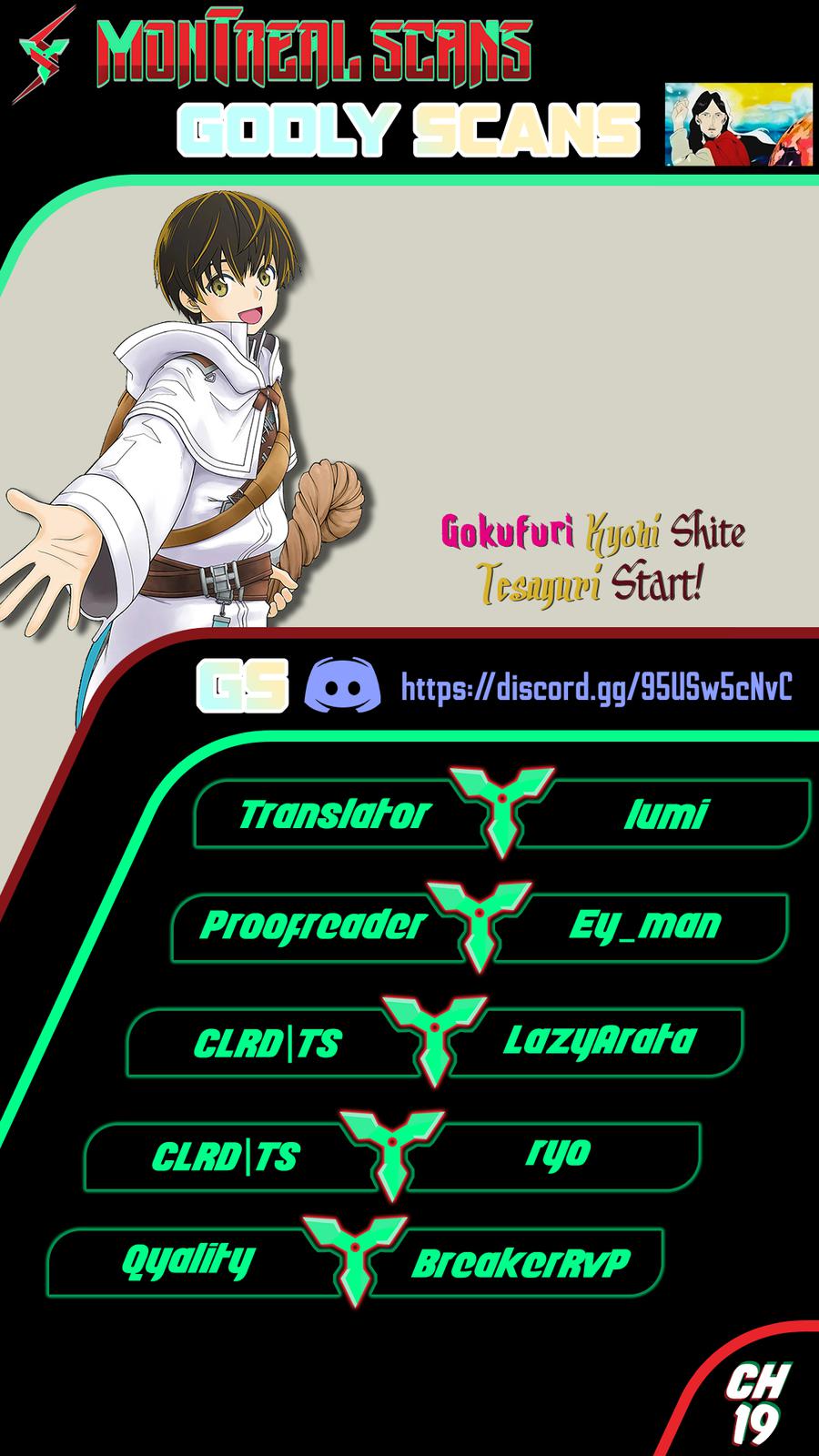 Gokufuri Kyohi shite Tesaguri Start!: Tokka shinai Healer, Nakama to Wakarete Tabi ni Deru Chap 19 - Next Chap 20