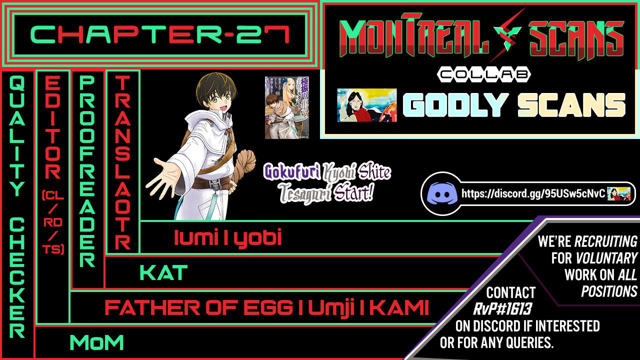 Gokufuri Kyohi shite Tesaguri Start!: Tokka shinai Healer, Nakama to Wakarete Tabi ni Deru Chap 27 - Next Chap 28