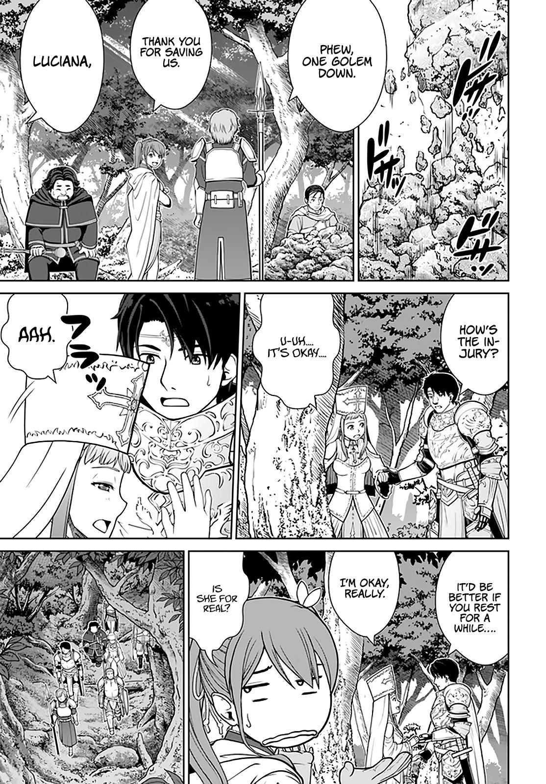 Gokufuri Kyohi shite Tesaguri Start!: Tokka shinai Healer, Nakama to Wakarete Tabi ni Deru Chap 25 - Next Chap 26