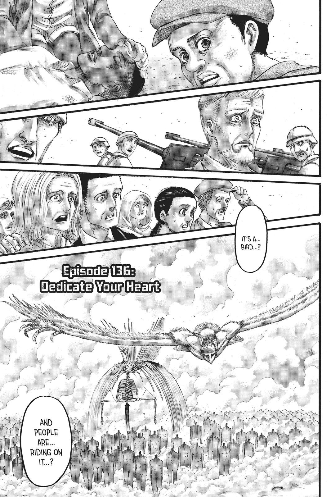 Shingeki no Kyojin - Attack on Titan Chap 136 - Next Chap 137