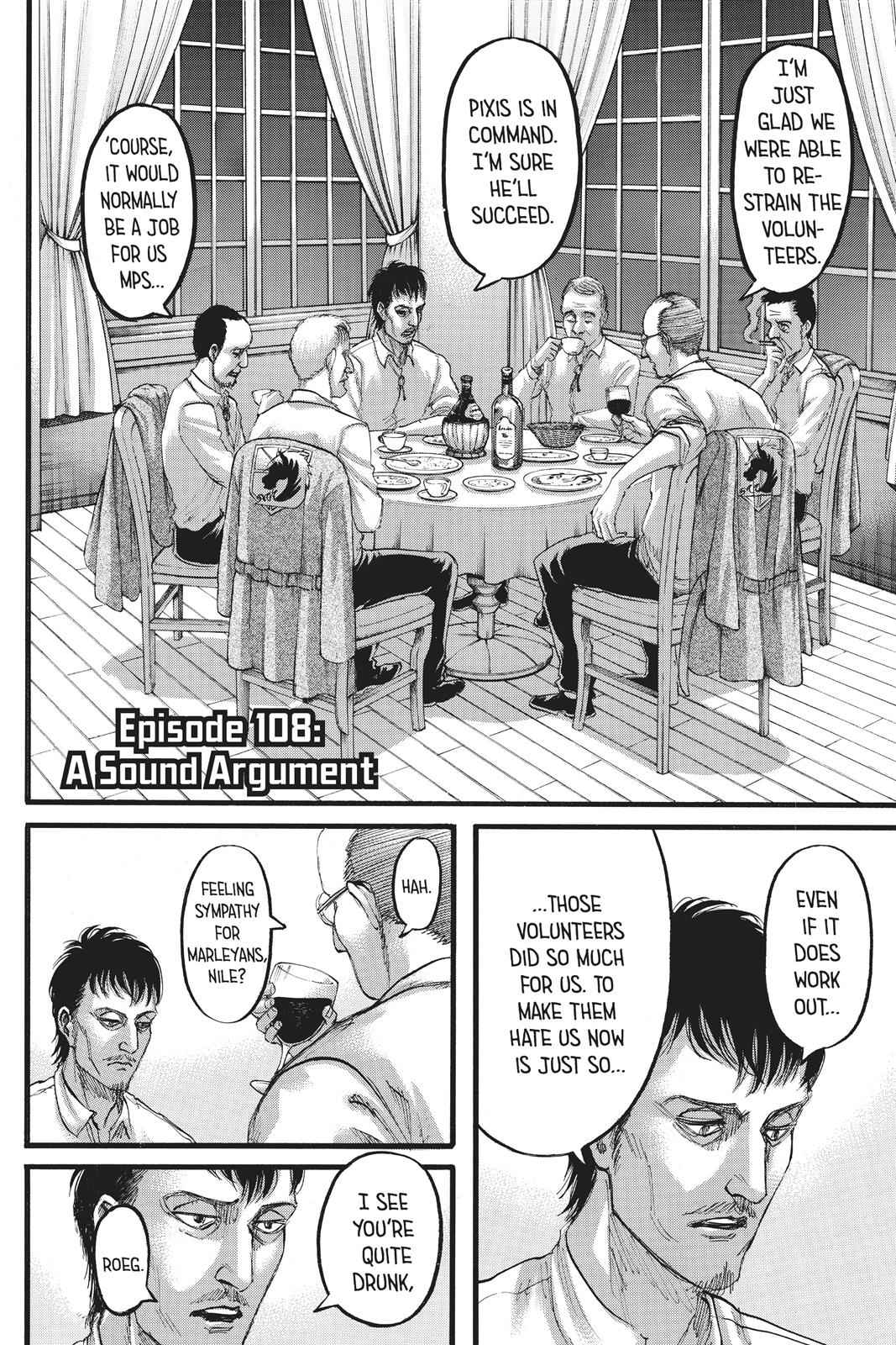 Shingeki no Kyojin - Attack on Titan Chap 108 - Next Chap 109
