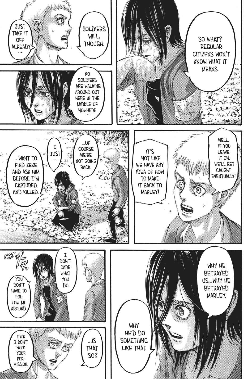 Shingeki no Kyojin - Attack on Titan Chap 108 - Next Chap 109