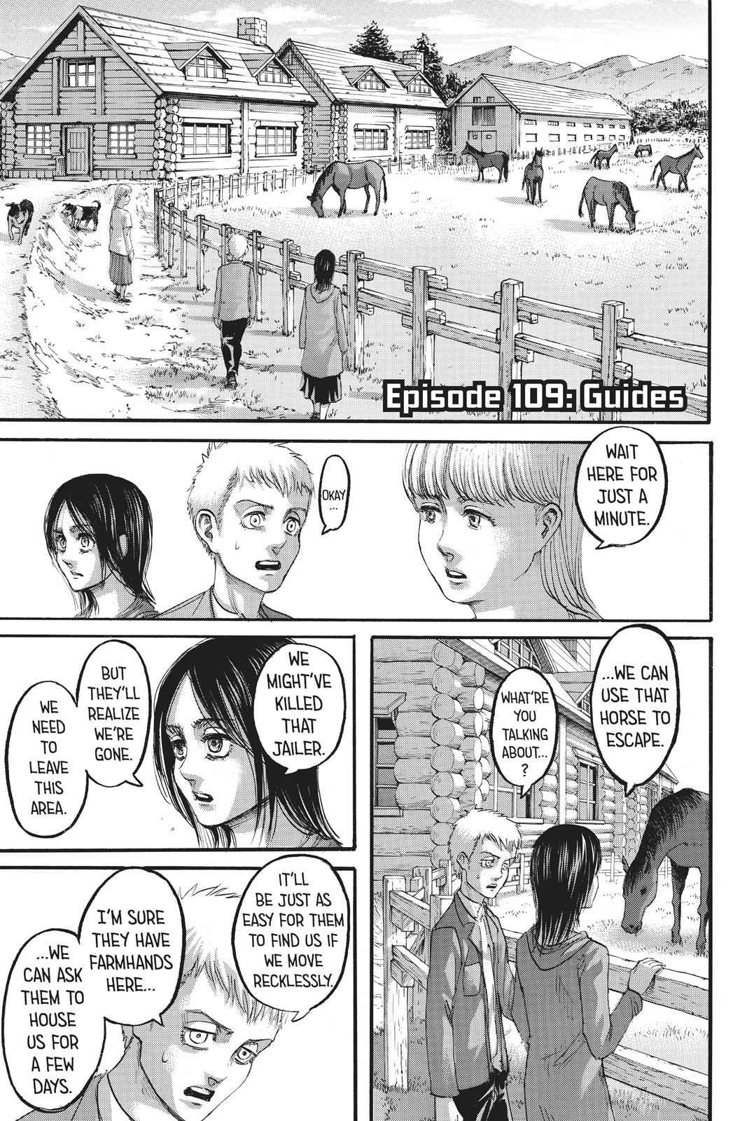 Shingeki no Kyojin - Attack on Titan Chap 109 - Next Chap 110