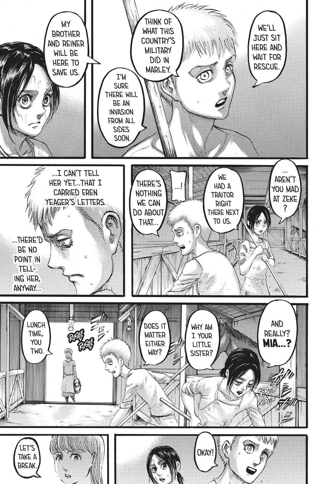 Shingeki no Kyojin - Attack on Titan Chap 109 - Next Chap 110