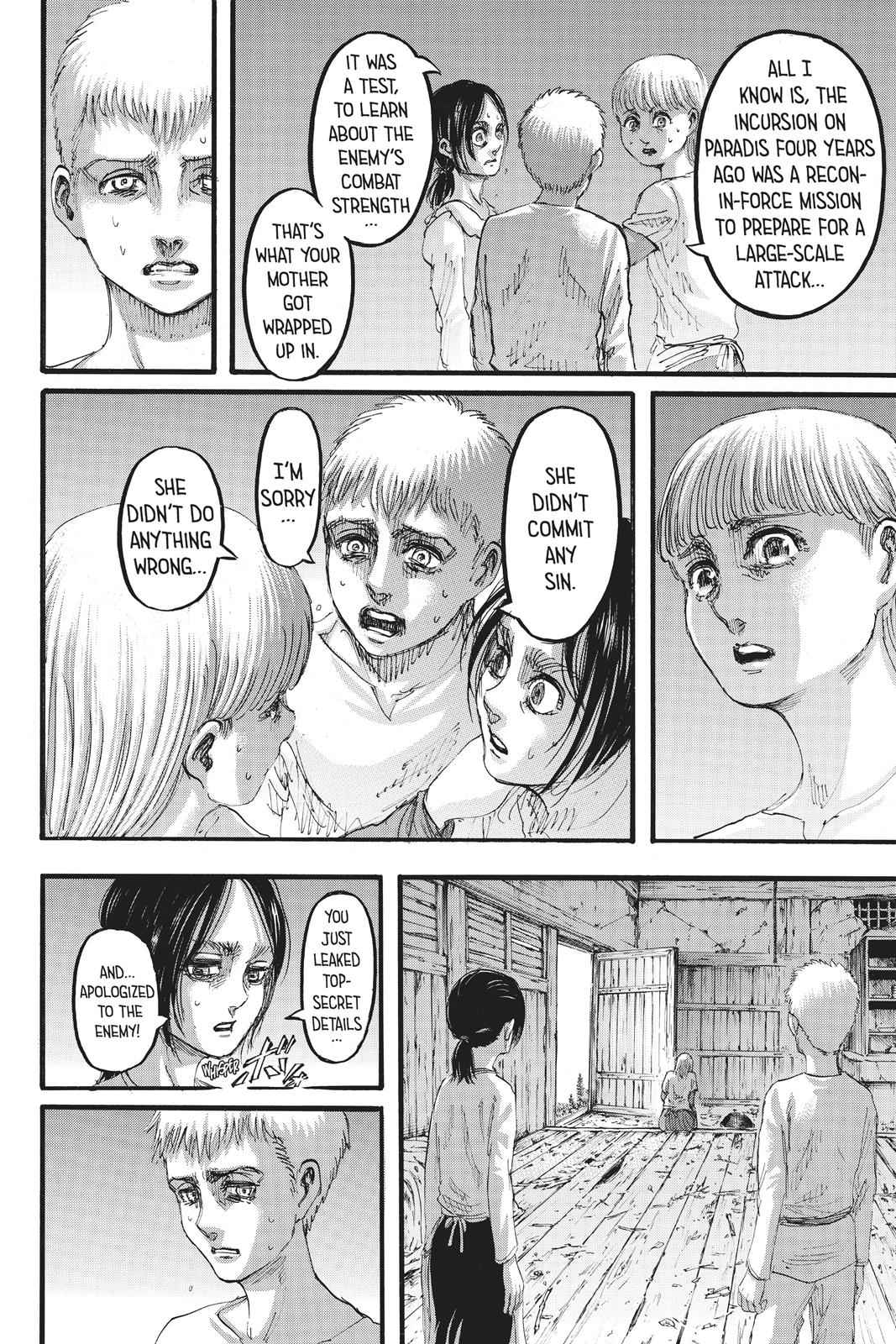 Shingeki no Kyojin - Attack on Titan Chap 109 - Next Chap 110