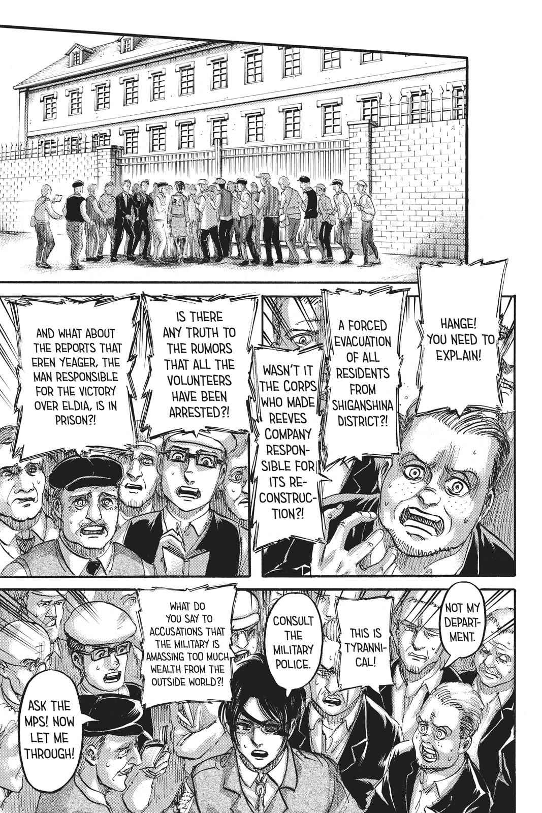 Shingeki no Kyojin - Attack on Titan Chap 109 - Next Chap 110