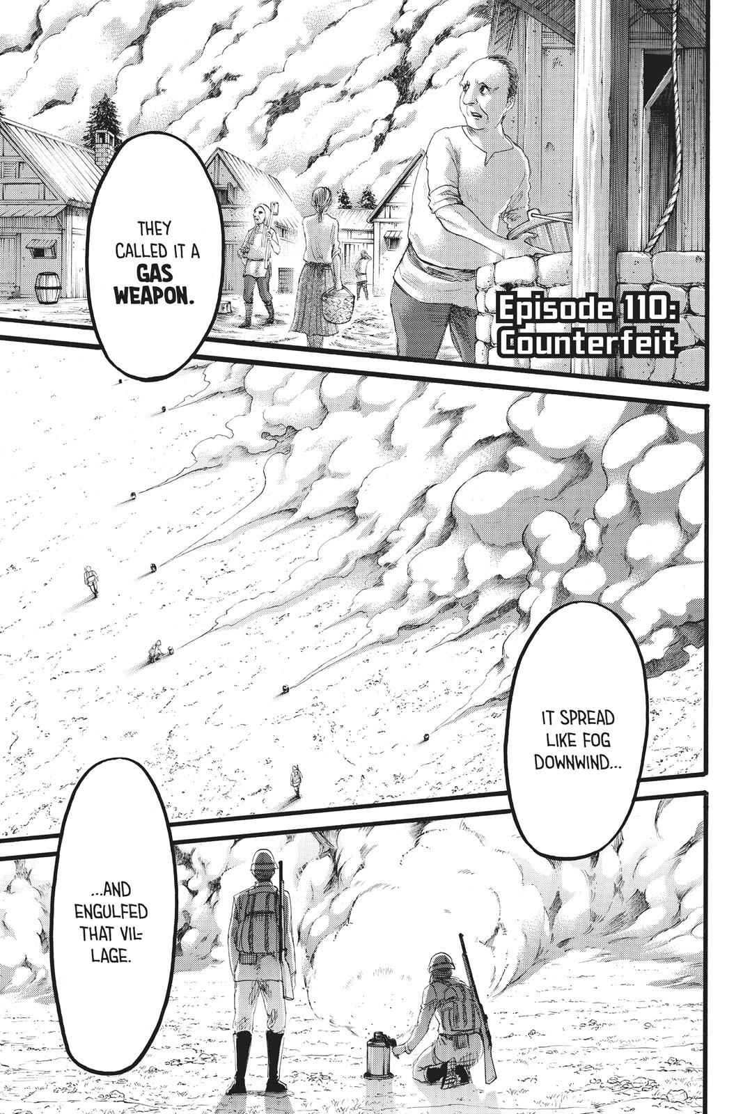 Shingeki no Kyojin - Attack on Titan Chap 110 - Next Chap 111