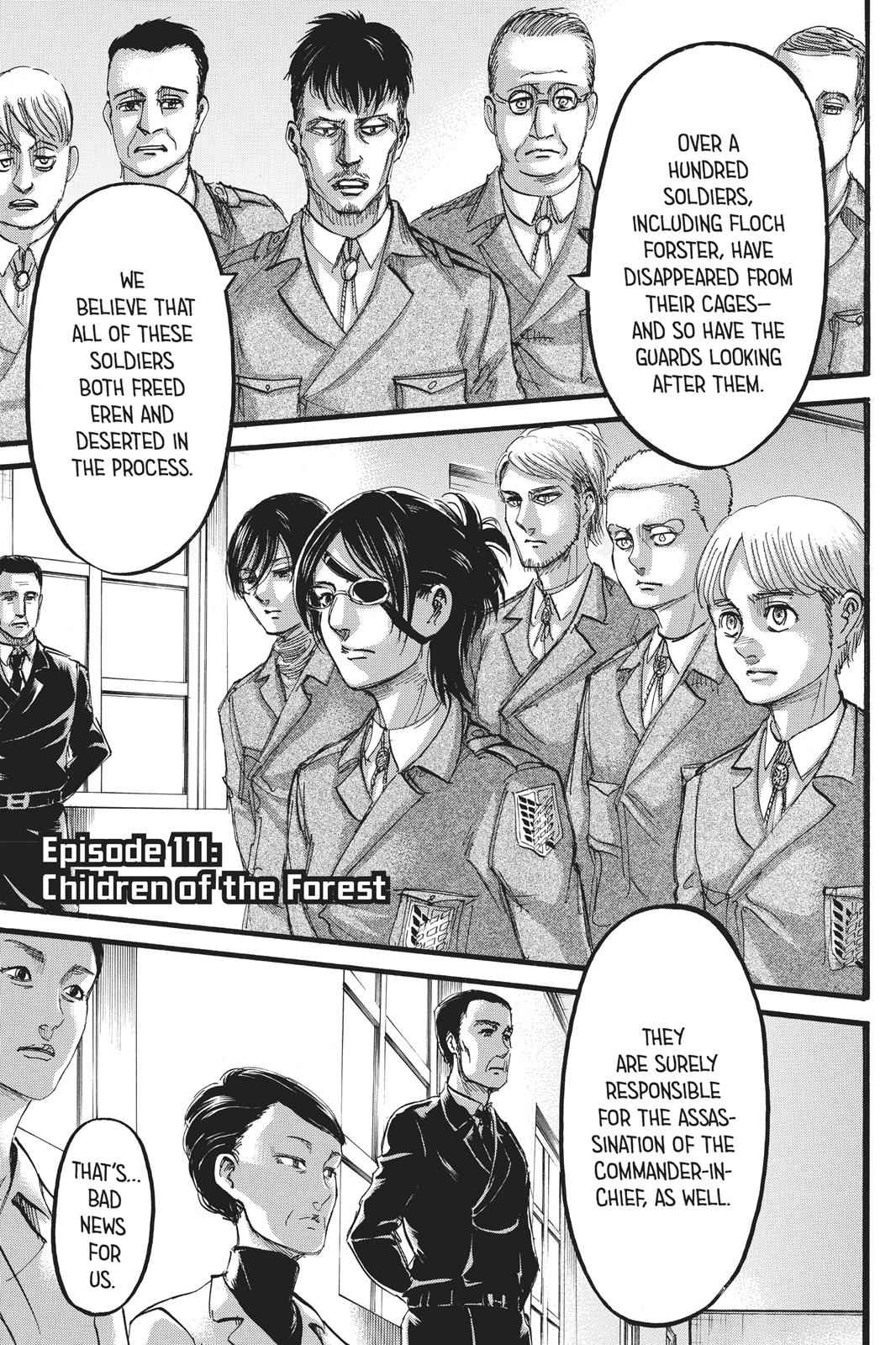 Shingeki no Kyojin - Attack on Titan Chap 111 - Next Chap 112