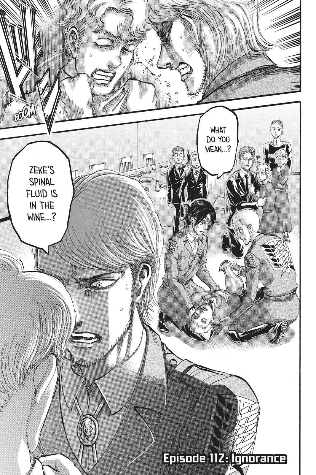 Shingeki no Kyojin - Attack on Titan Chap 112 - Next Chap 113