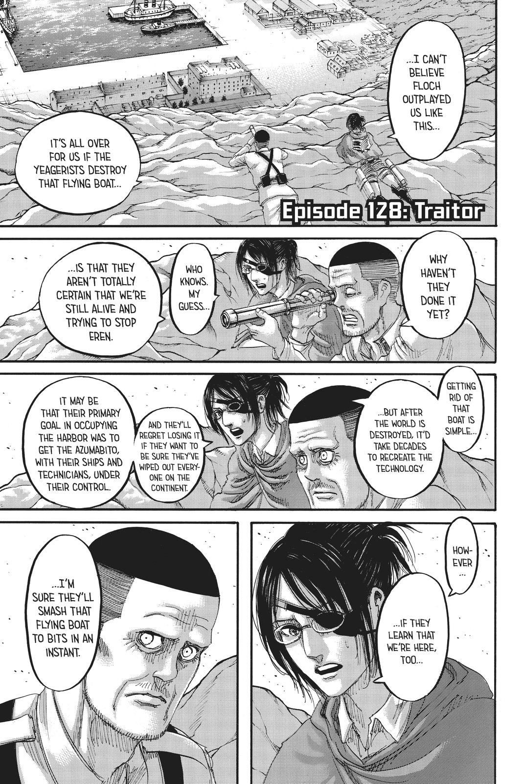 Shingeki no Kyojin - Attack on Titan Chap 128 - Next Chap 129