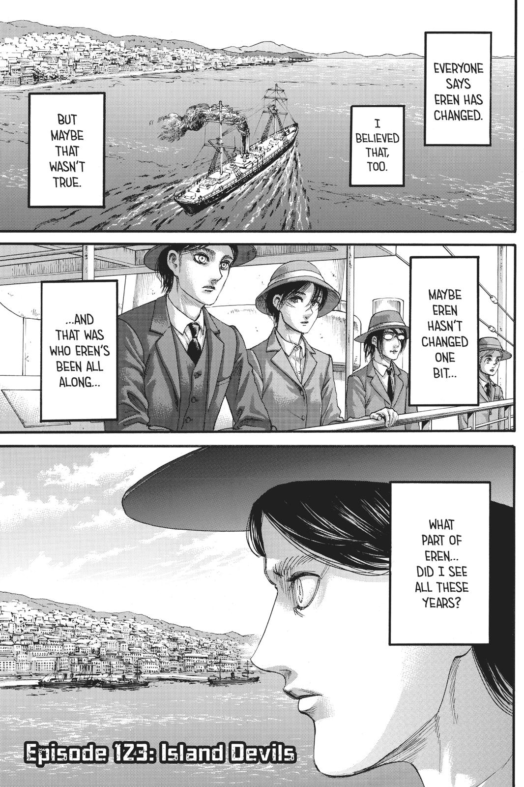 Shingeki no Kyojin - Attack on Titan Chap 123 - Next Chap 124