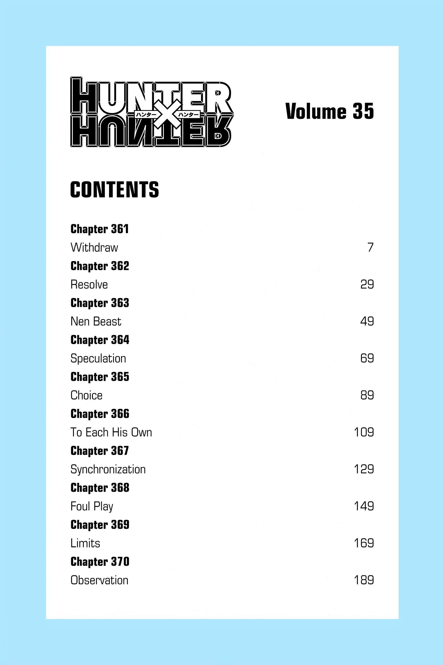 Hunter x Hunter - Digital Colored Comics Chap 361 - Next Chap 362