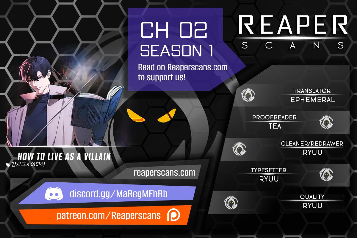 How to Live as a Villain Chap 2 - Next Chap 3
