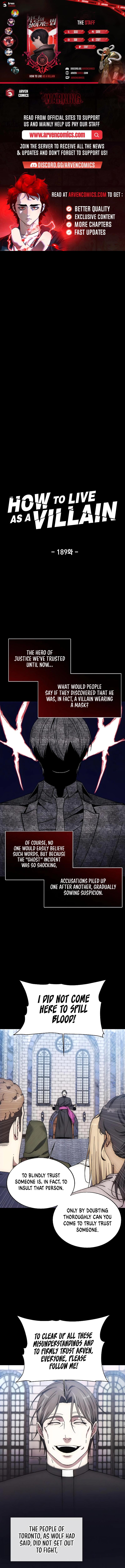 How to Live as a Villain Chap 189 - Next Chap 190