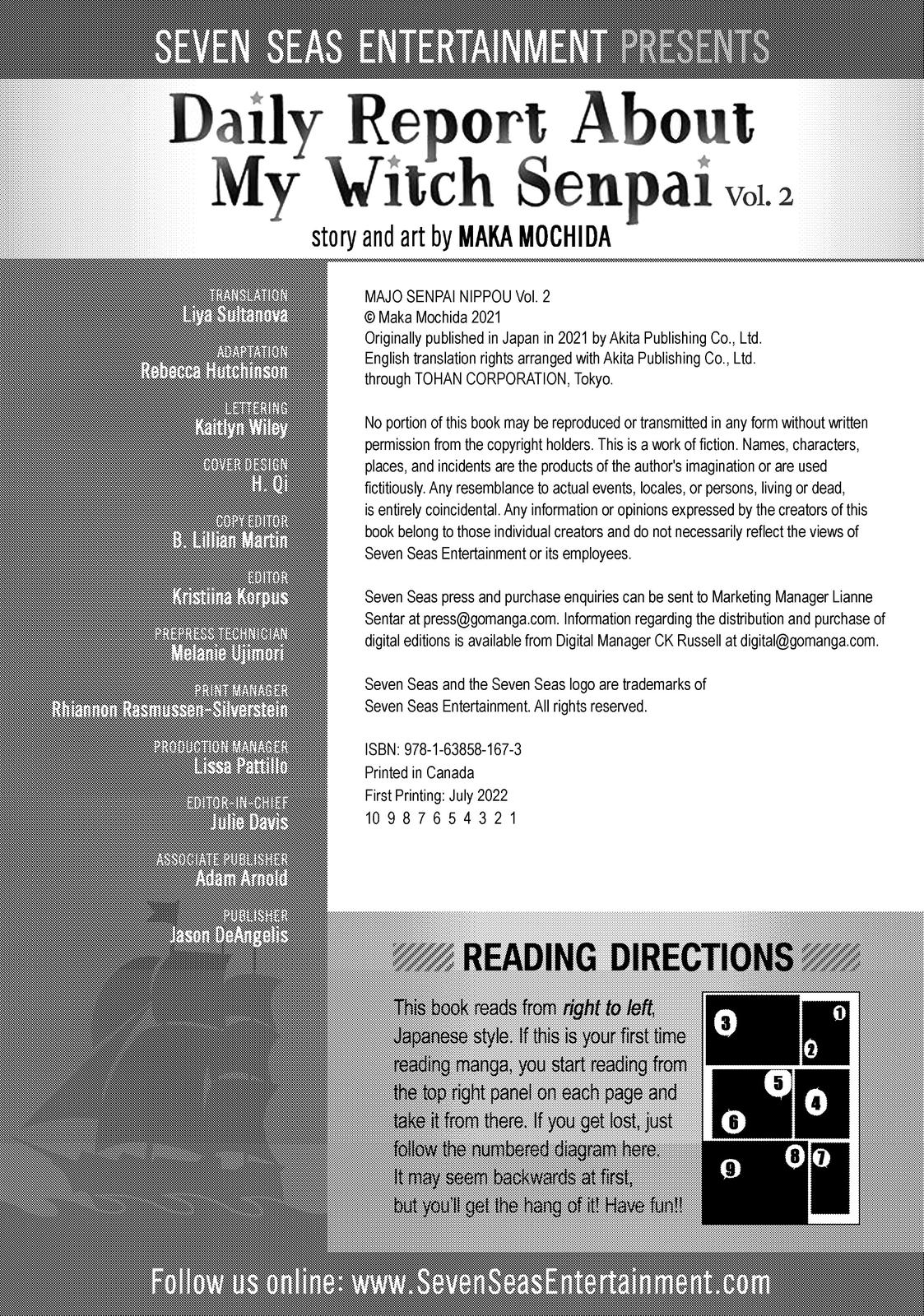 Majo-senpai Nippou Chap 2 - Next Chap 3