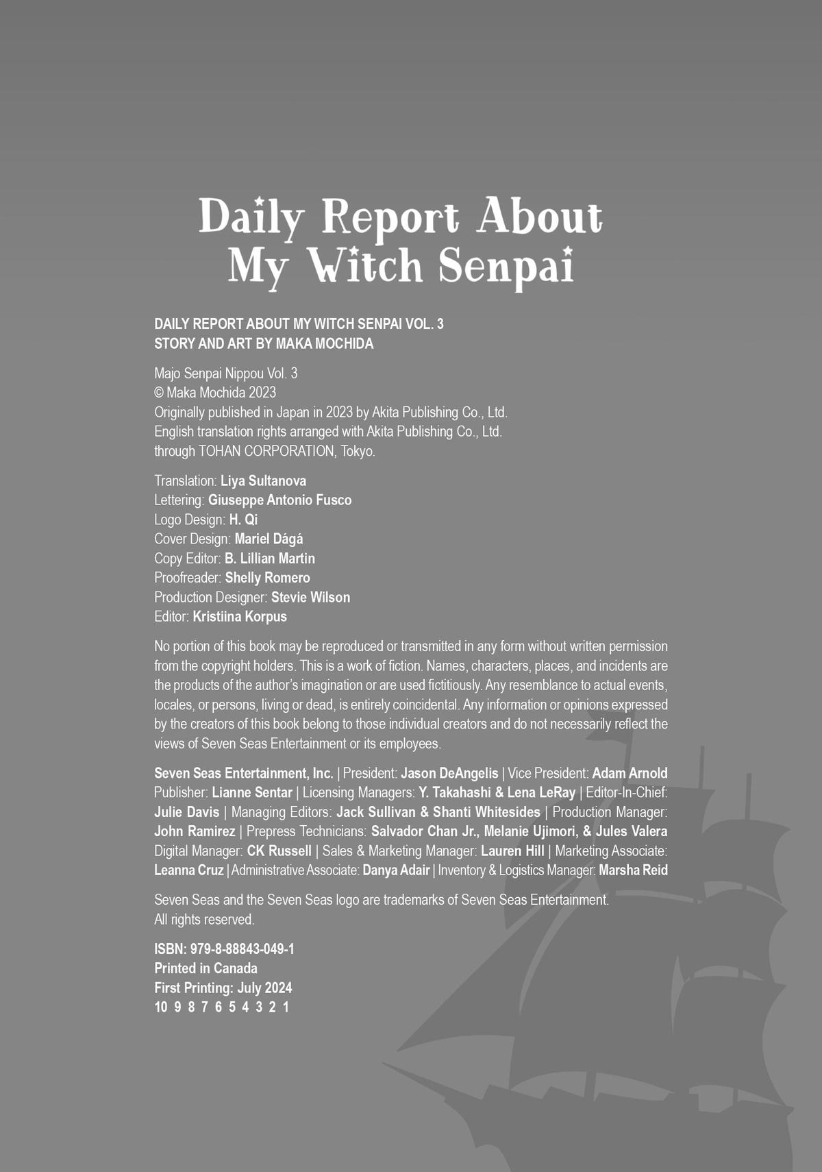 Majo-senpai Nippou Chap 3 - Next Chap 4