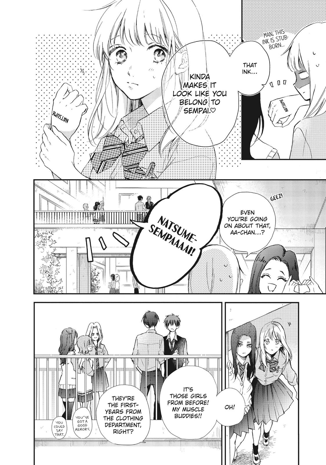 Natsume-senpai ni Semarareru Hibi Chap 4 - Next Chap 5
