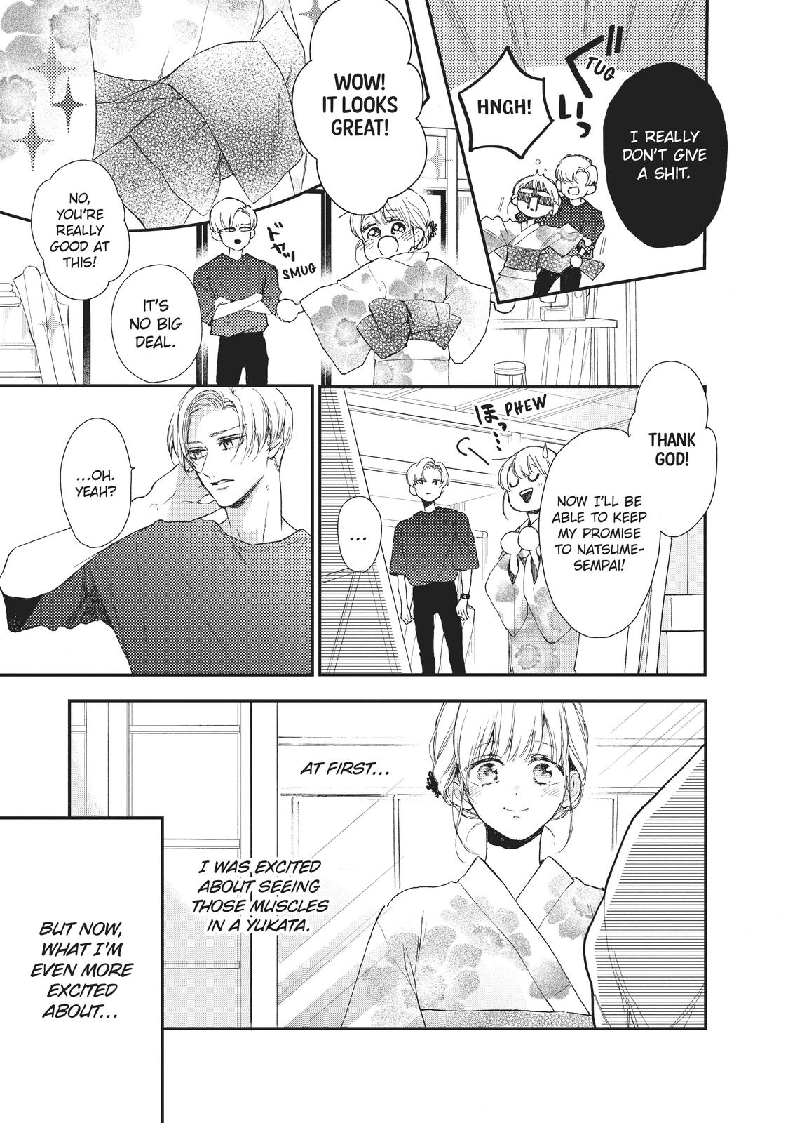 Natsume-senpai ni Semarareru Hibi Chap 16 - Next Chap 17