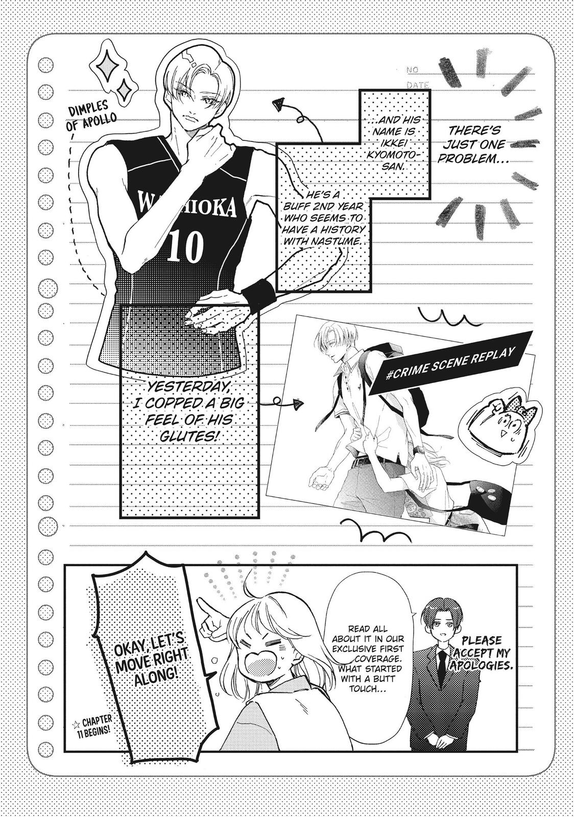 Natsume-senpai ni Semarareru Hibi Chap 11 - Next Chap 12