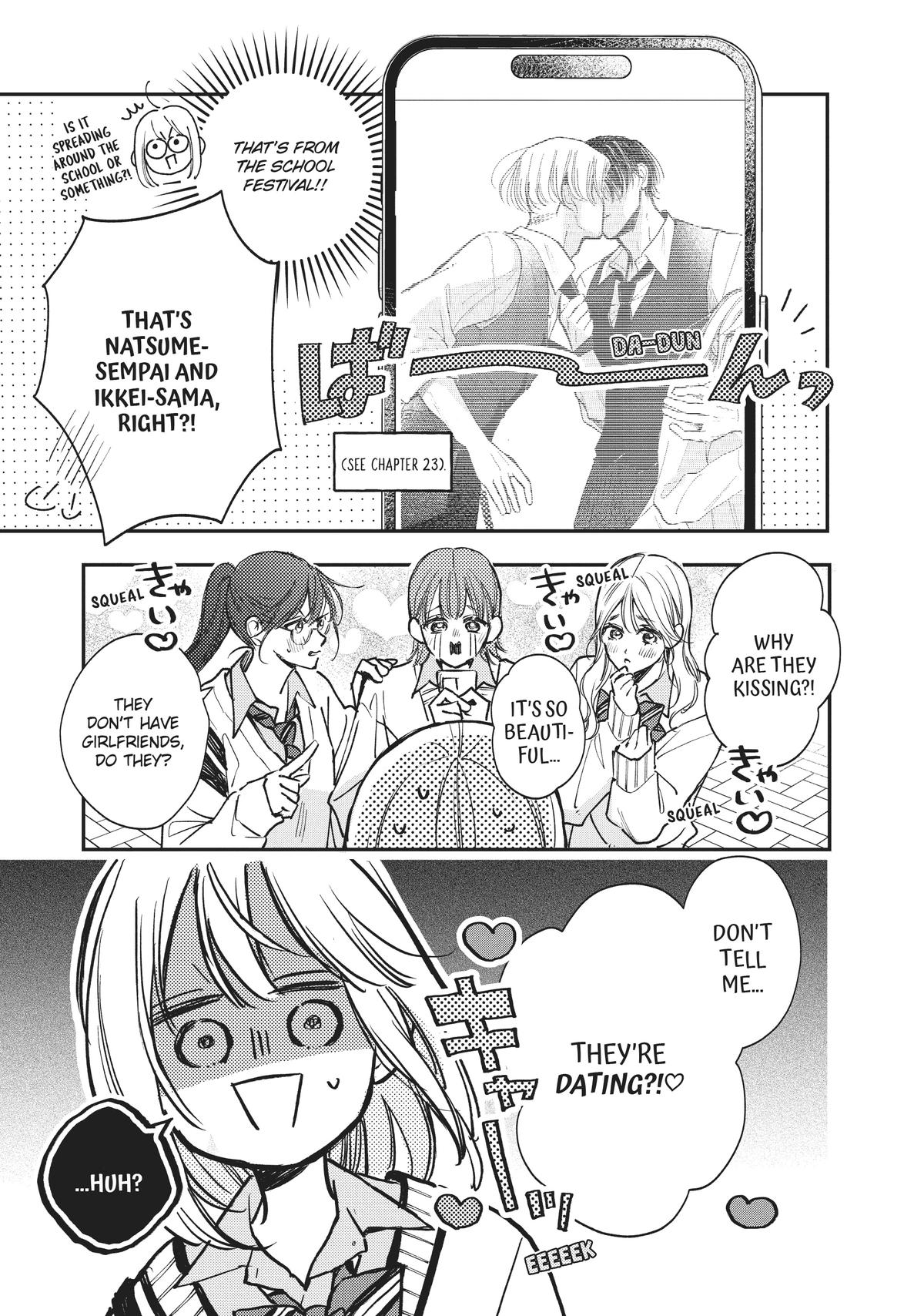 Natsume-senpai ni Semarareru Hibi Chap 25 - Next Chap 26