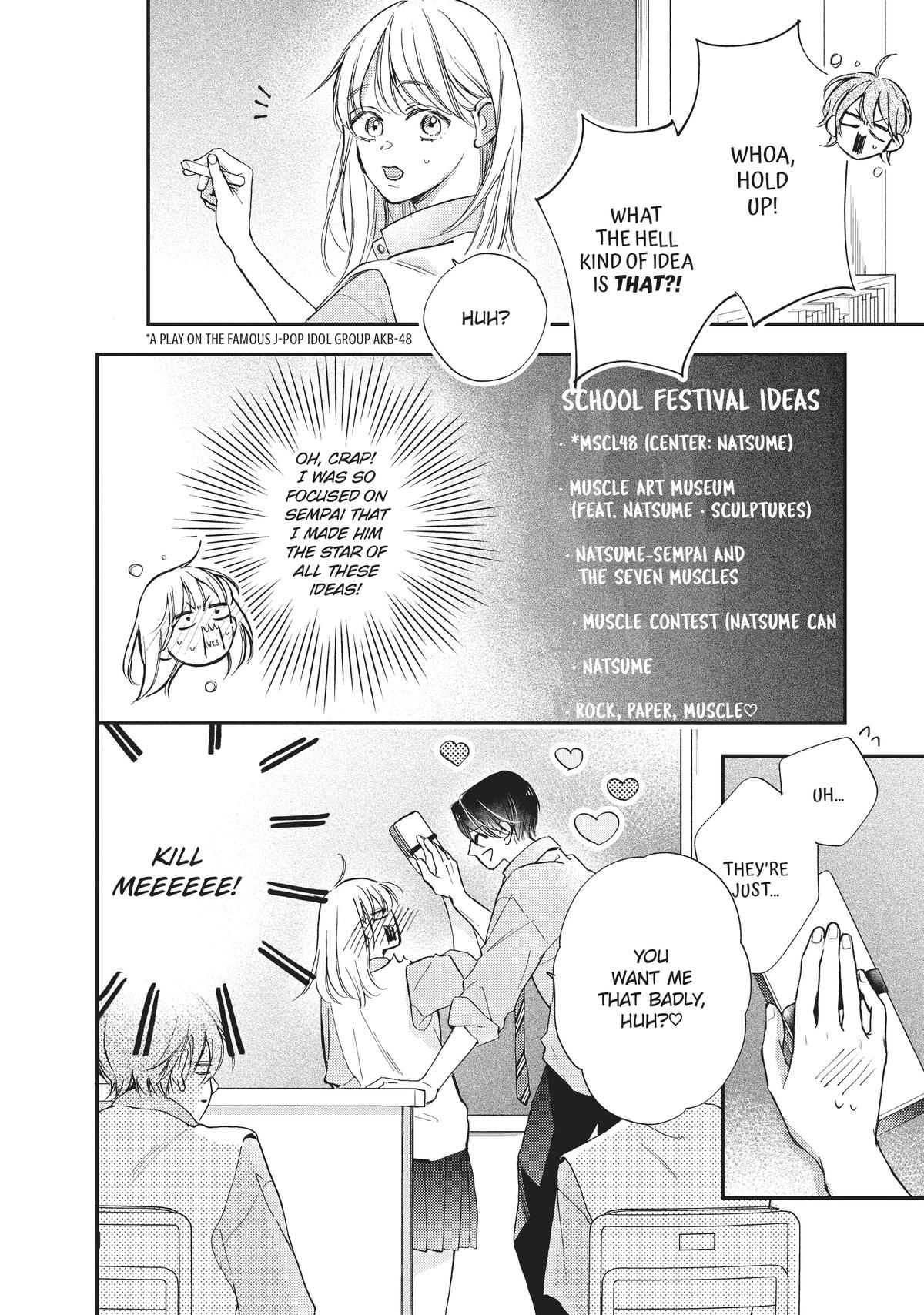 Natsume-senpai ni Semarareru Hibi Chap 21 - Next Chap 22