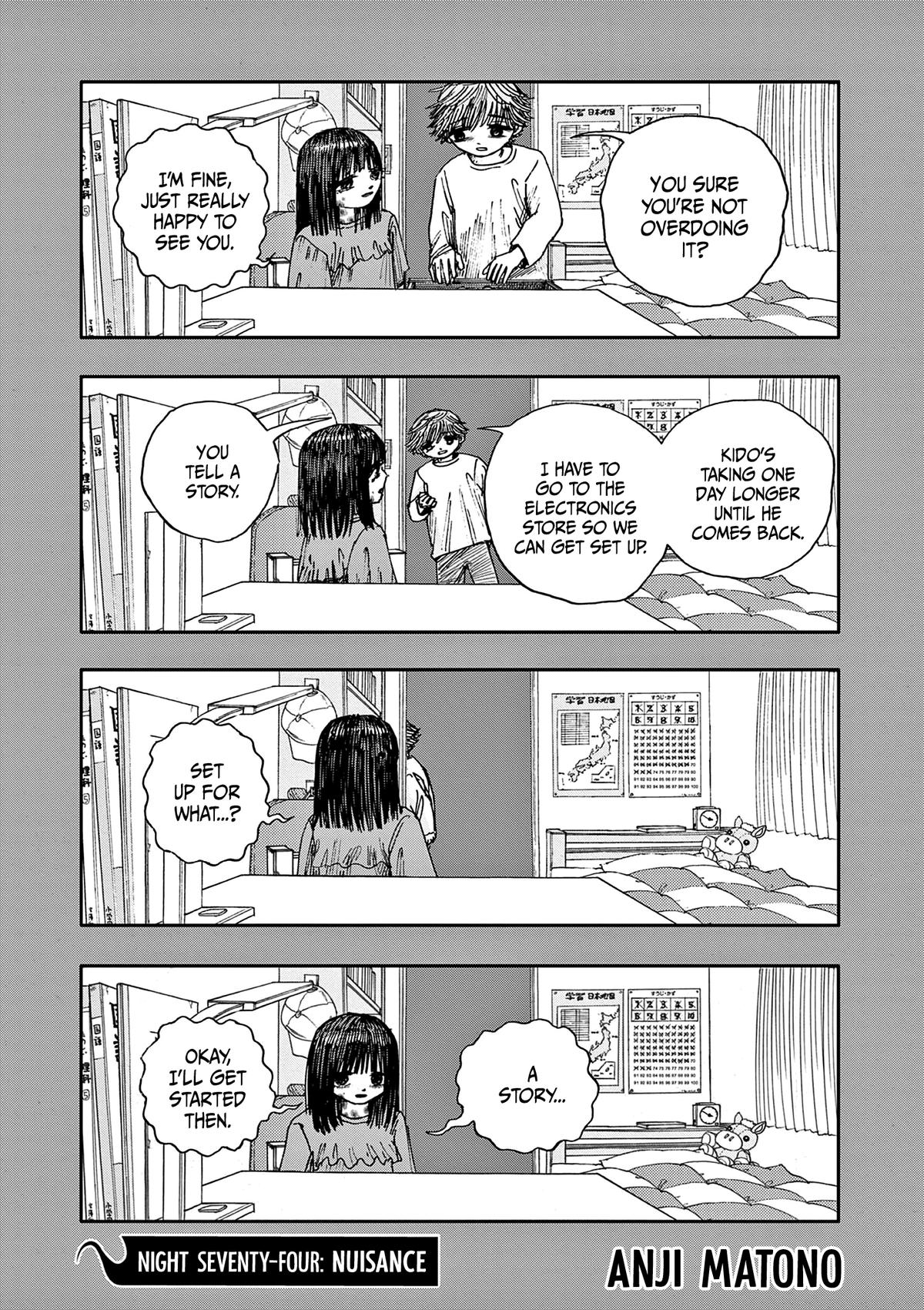Boku ga Shinu dake no Hyakumonogatari Chap 74 - Next Chap 75