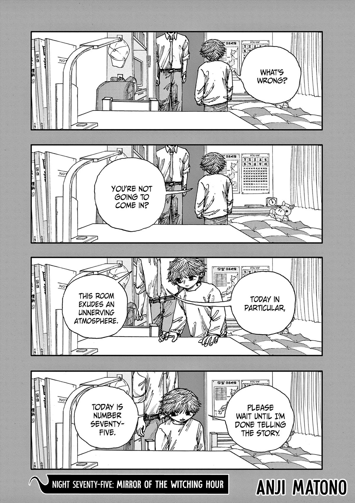 Boku ga Shinu dake no Hyakumonogatari Chap 75 - Next Chap 76