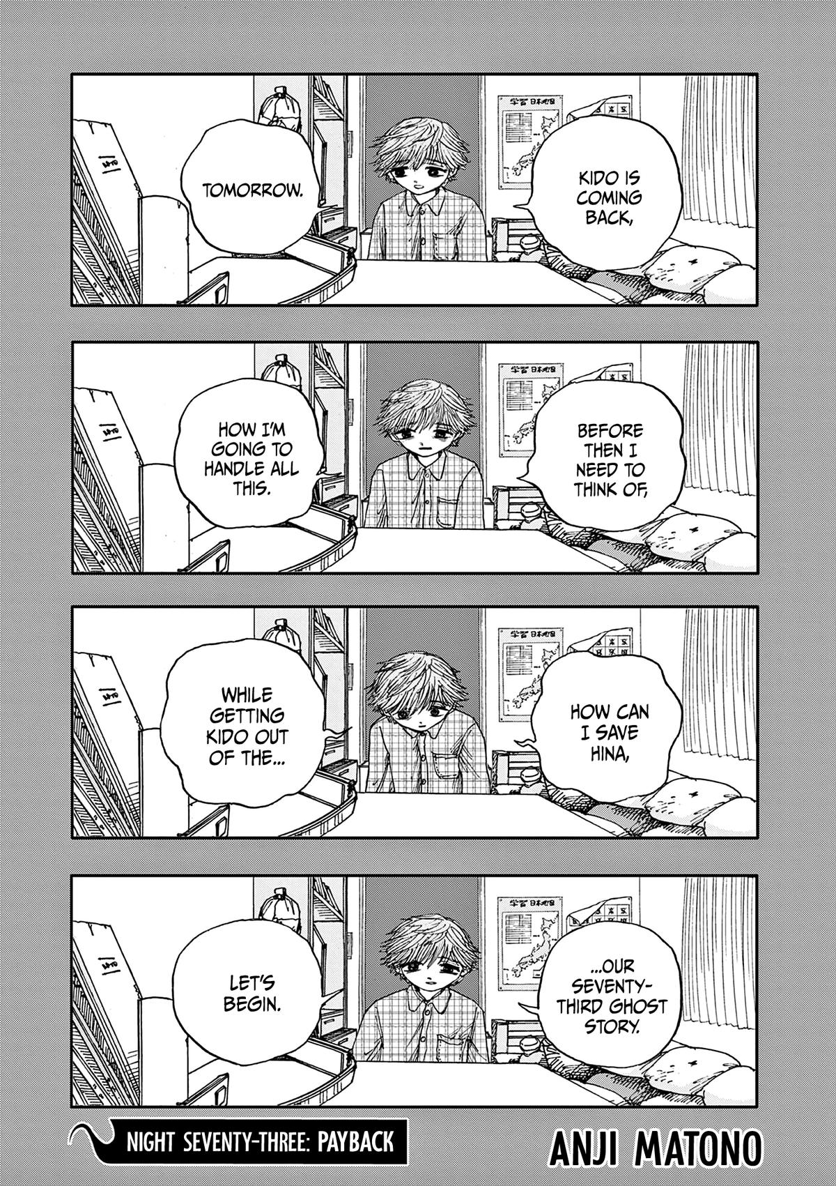 Boku ga Shinu dake no Hyakumonogatari Chap 73 - Next Chap 74