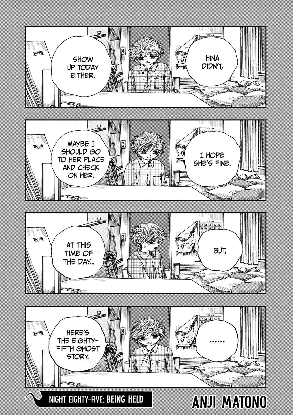 Boku ga Shinu dake no Hyakumonogatari Chap 85 - Next Chap 86