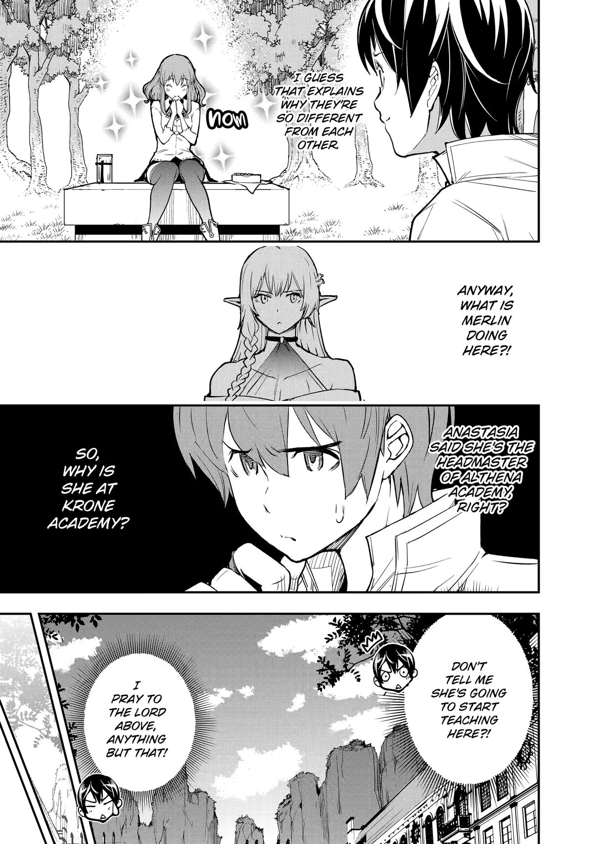 Rakudai Kenja no Gakuin Musou: Nidome no Tensei, S-Rank Cheat Majutsushi Boukenroku Chap 8 - Next Chap 9