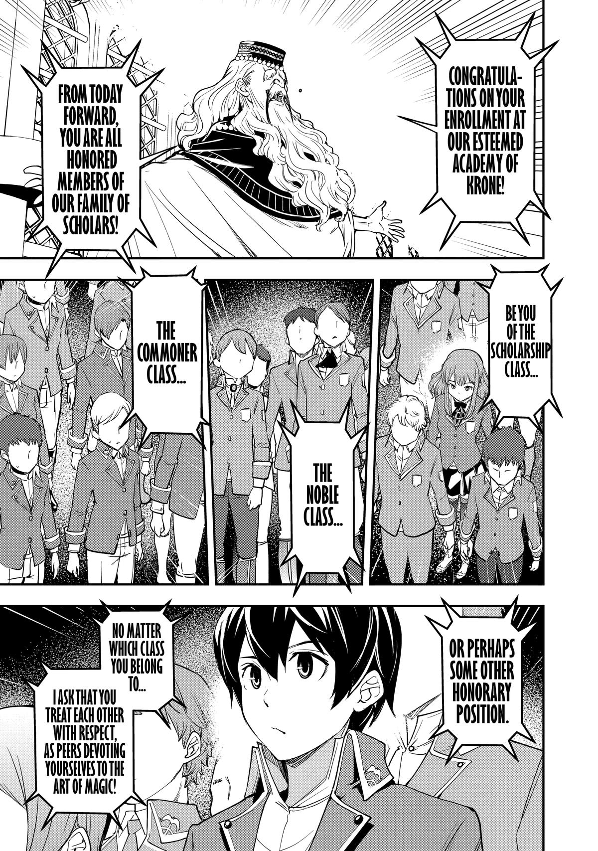 Rakudai Kenja no Gakuin Musou: Nidome no Tensei, S-Rank Cheat Majutsushi Boukenroku Chap 8 - Next Chap 9